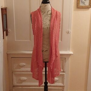 No Boundaries coral lightweight vest Sz XL 🎁